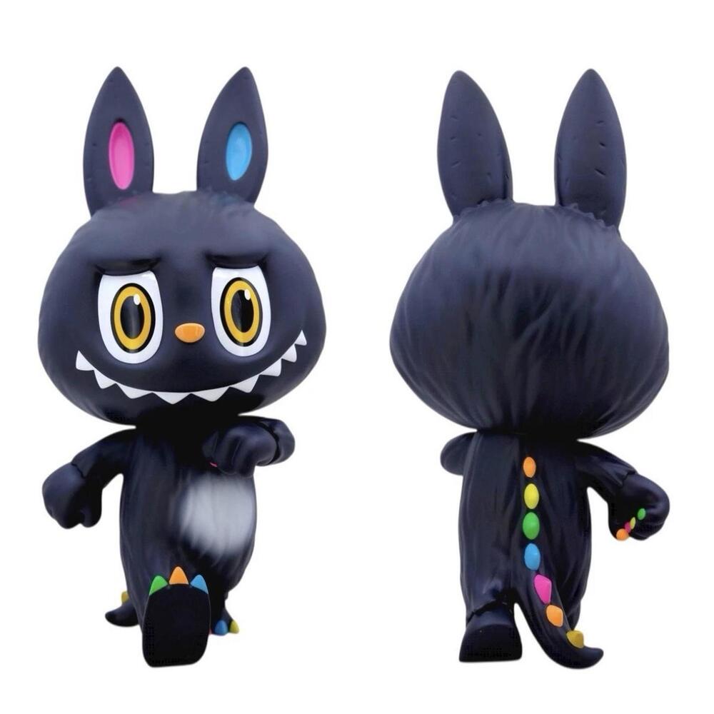 NEW Rare How2Work Zimomo ST Black Neon Labubu Monsters